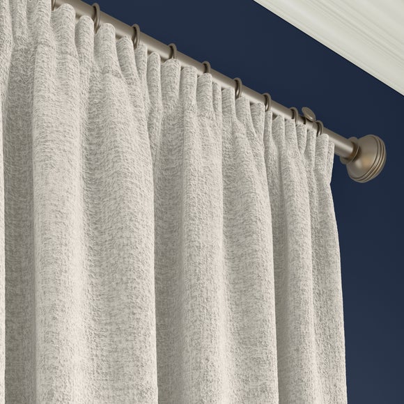 Textured Chenille Made To Measure Curtains Pearl