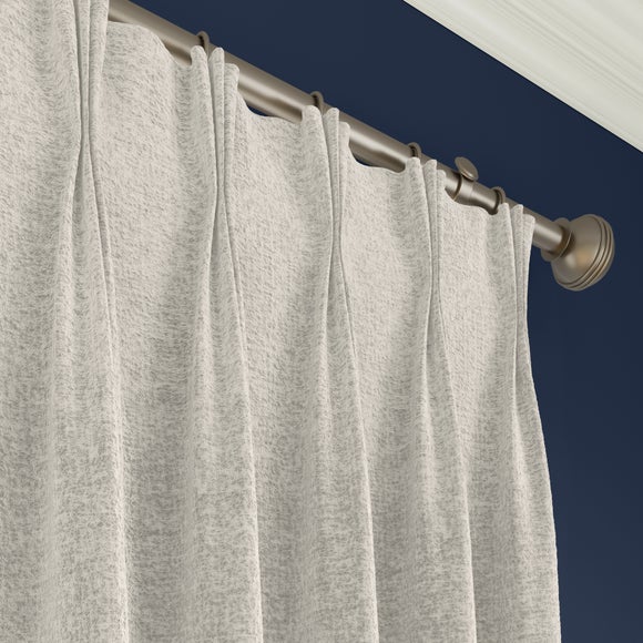 Textured Chenille Made To Measure Curtains Pearl