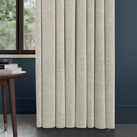 Textured Chenille Made To Measure Curtains Pearl