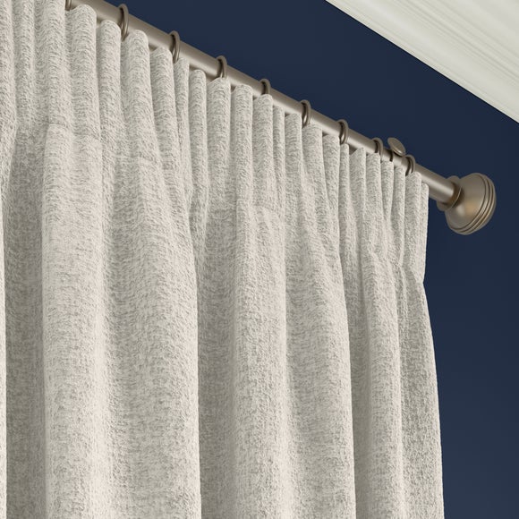 Textured Chenille Made To Measure Curtains Pearl