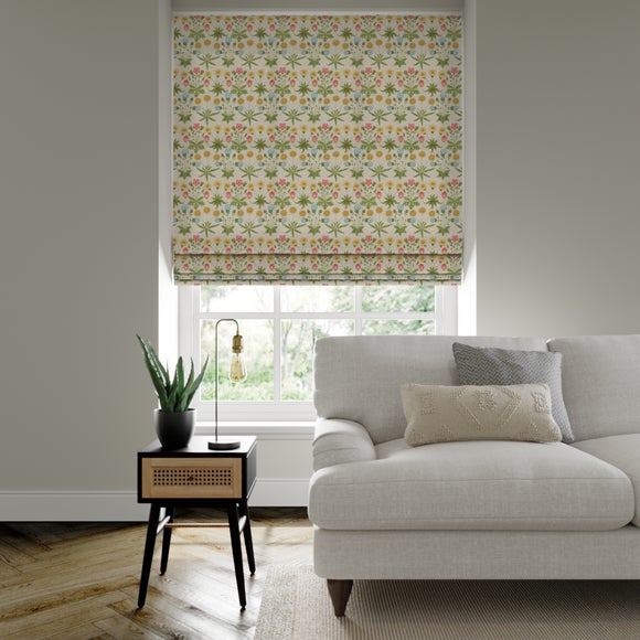 William Morris at Home Daisy Made to Measure Roman Blind Daisy Natural