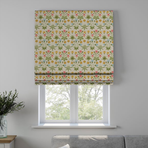 William Morris at Home Daisy Made to Measure Roman Blind Daisy Natural