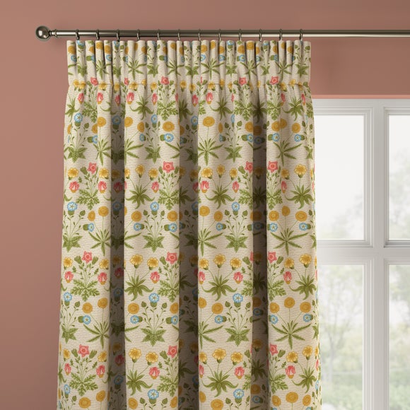 William Morris at Home Daisy Made to Measure Curtains Daisy Natural