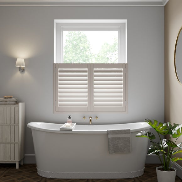 Made to Measure Café Style Shutters Sandstone