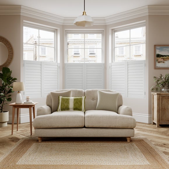 Made to Measure Café Style Shutters White