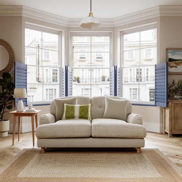 Made to Measure Café Style Shutters Luxe Navy