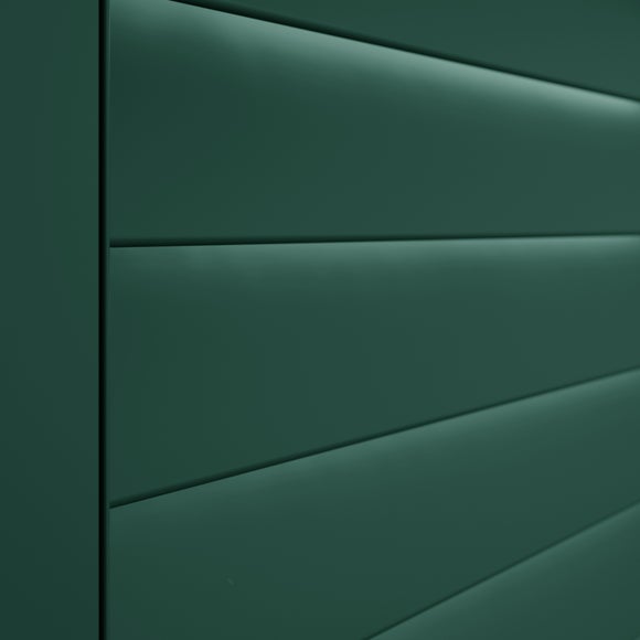 Made to Measure Café Style Shutters Bottle Green