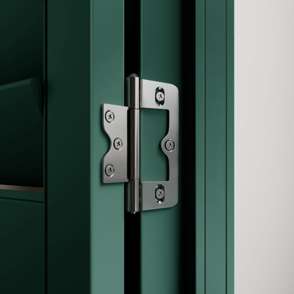 Made to Measure Café Style Shutters Bottle Green