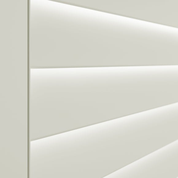 Made to Measure Café Style Shutters Off-White