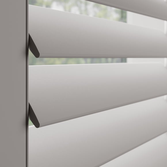 Made to Measure Café Style Shutters Stone (Grey)