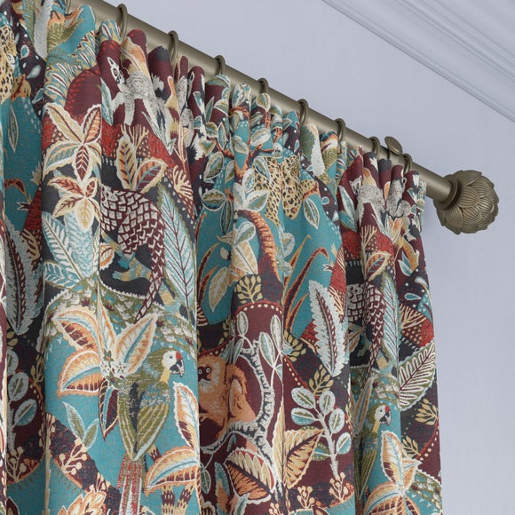 Nature's Exhibitionists Made to Measure Curtains Green