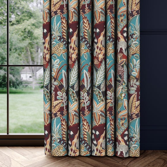 Nature's Exhibitionists Made to Measure Curtains Green
