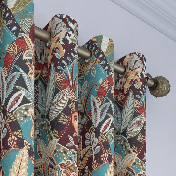 Nature's Exhibitionists Made to Measure Curtains Green