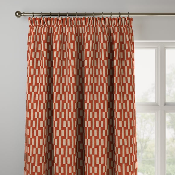 Denmore Made to Measure Curtains Denmore Terracotta