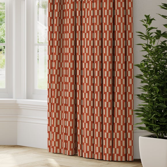 Denmore Made to Measure Curtains Denmore Terracotta