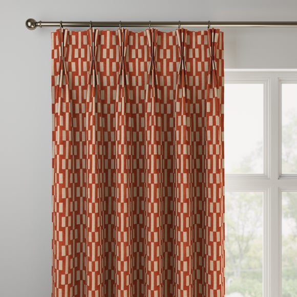 Denmore Made to Measure Curtains Denmore Terracotta