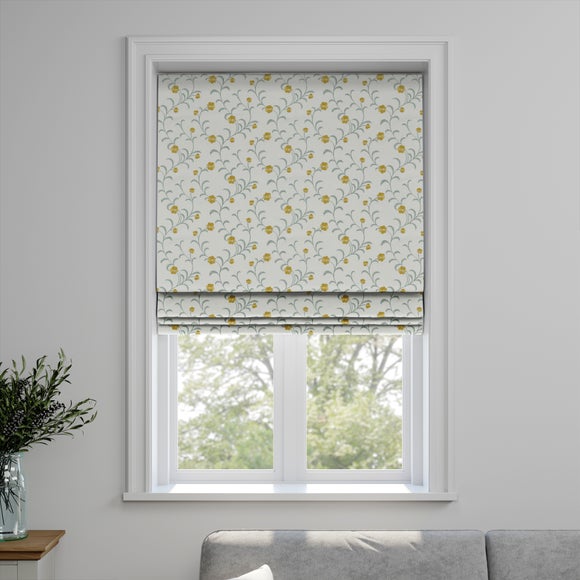 Japonica Made to Measure Roman Blind Japonica Ochre