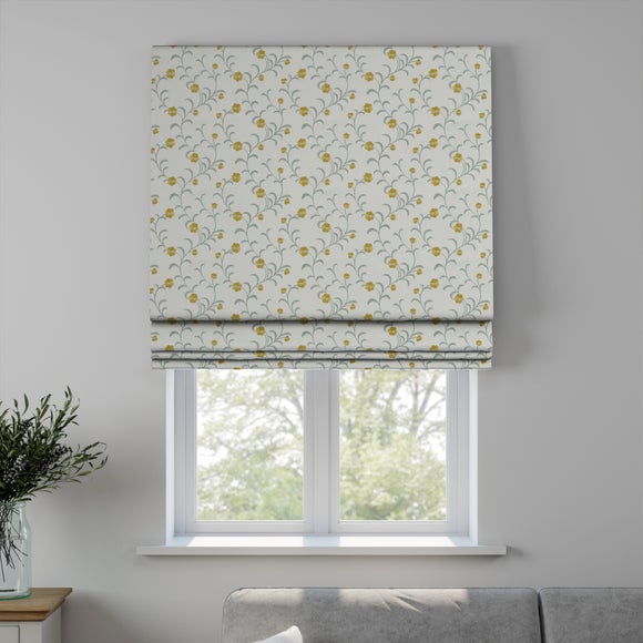 Japonica Made to Measure Roman Blind Japonica Ochre