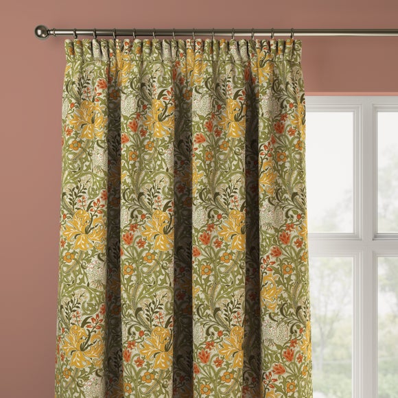 William Morris at Home Golden Lilly Made to Measure Curtains Golden Lilly Autumn