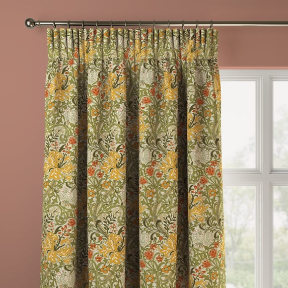 William Morris at Home Golden Lilly Made to Measure Curtains Golden Lilly Autumn