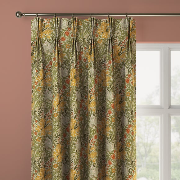 William Morris at Home Golden Lilly Made to Measure Curtains Golden Lilly Autumn
