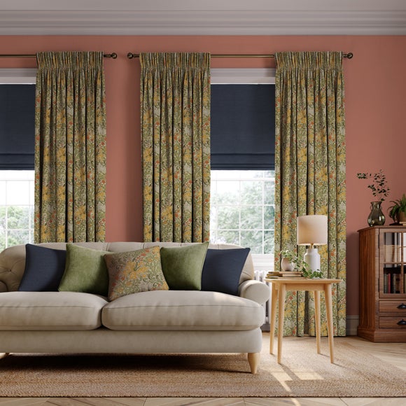 William Morris at Home Golden Lilly Made to Measure Curtains Golden Lilly Autumn