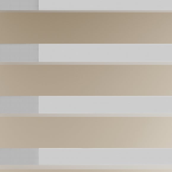 Swish Day and Night Room Darkening Made to Measure Roller Blind Natural