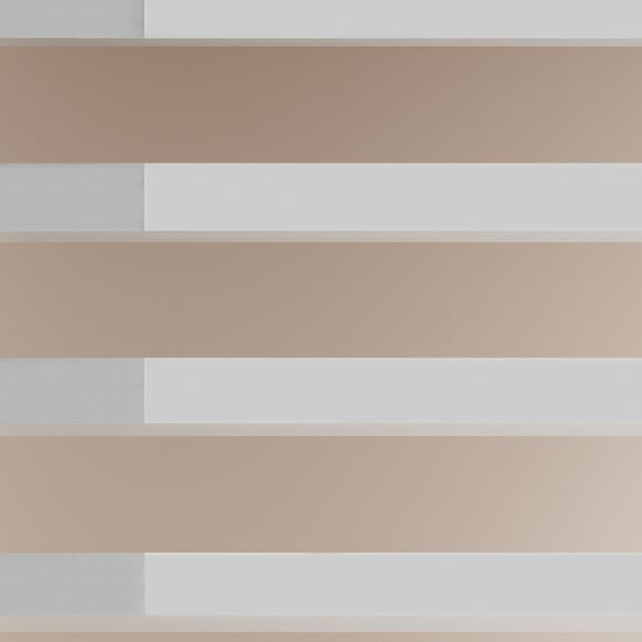 Swish Day and Night Room Darkening Made to Measure Roller Blind Latte