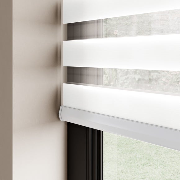 Swish Day and Night Daylight Made to Measure Roller Blind White