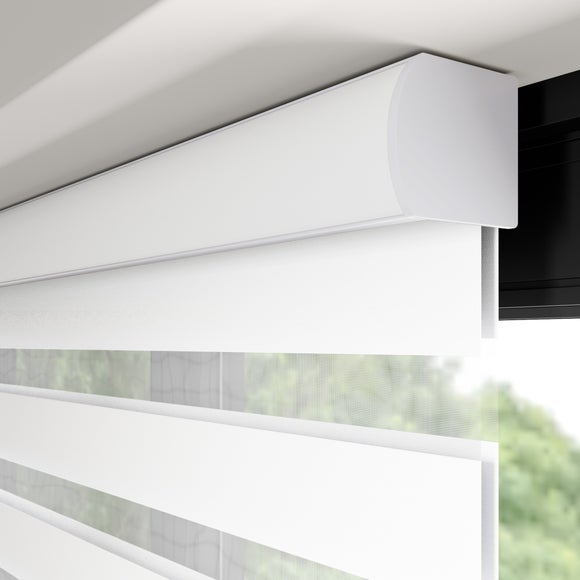 Swish Day and Night Daylight Made to Measure Roller Blind White