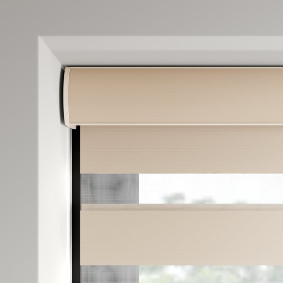 Swish Day and Night Daylight Made to Measure Roller Blind Natural