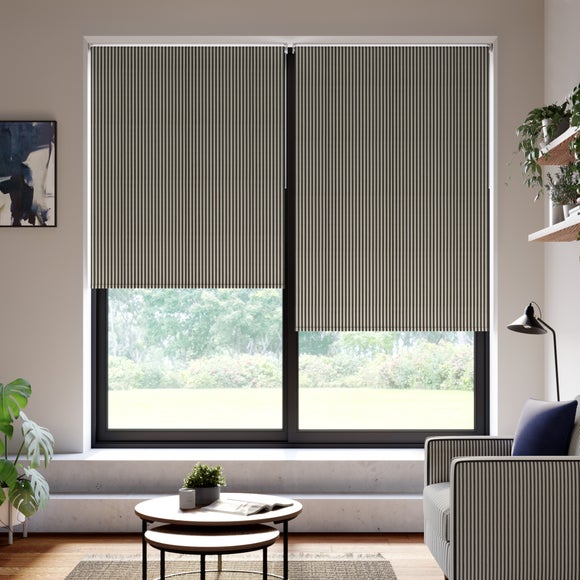 Linford Stripe Fire Retardant Daylight Made to Measure Roller Blind