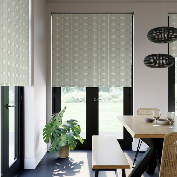 Zander Geometric Print Daylight Made to Measure Roller Blind