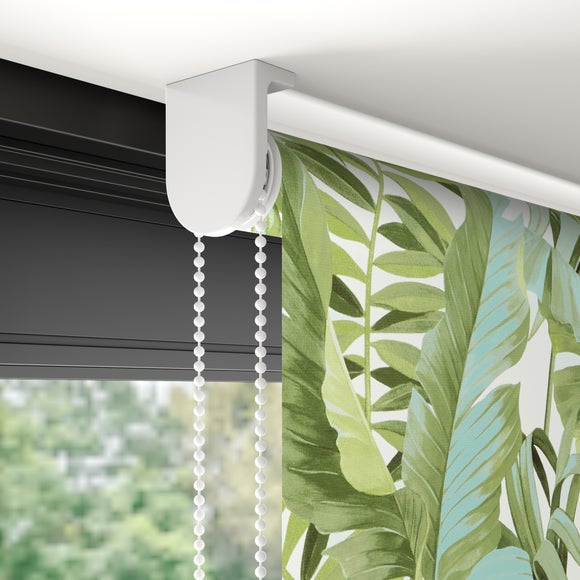 Tropical Maui Floral Fire Retardant Blackout Made to Measure Roller Blind Tropical Maui Floral
