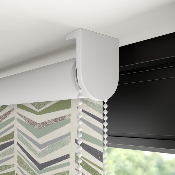 Lawrie Geometric Print Blackout Made to Measure Roller Blind Lawrie Geometric Print Green