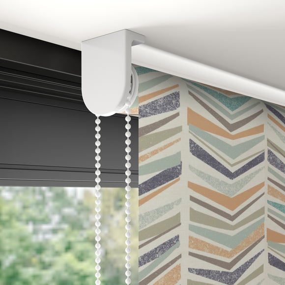 Lawrie Geometric Print Daylight Made to Measure Roller Blind Lawrie Geometric Print Rust