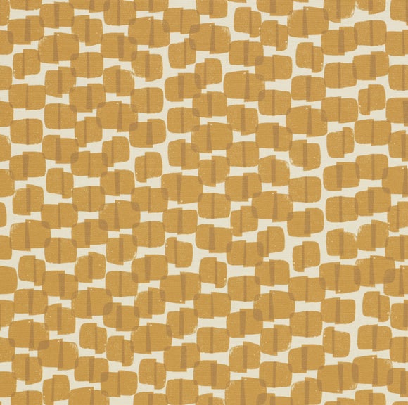 Eades All Over Print Daylight Made to Measure Roller Blind Eades All Over Print Ochre