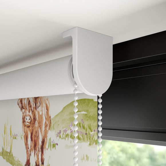 Highland Cow Fire Retardant Blackout Made to Measure Roller Blind Highland Cow Multicolour