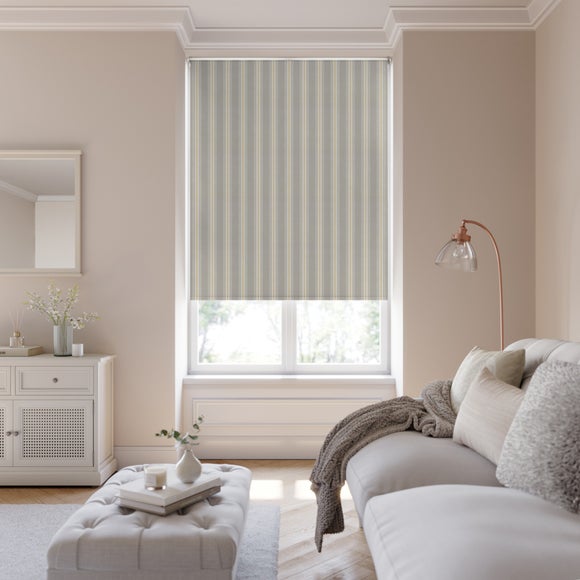 Holkham Stripe Daylight Made to Measure Roller Blind Holkham Stripe Natural