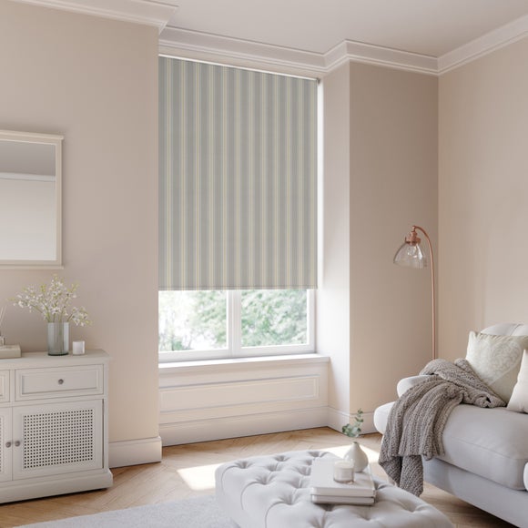 Holkham Stripe Daylight Made to Measure Roller Blind Holkham Stripe Natural