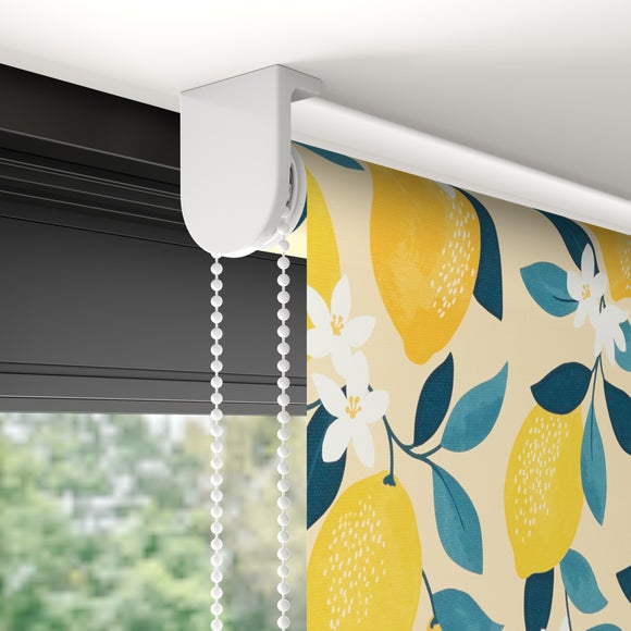 Sicily Lemons Fire Retardant Blackout Made to Measure Roller Blind Sicily Lemons