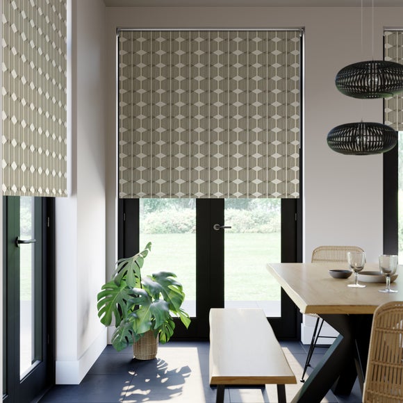 Zander Geometric Print Daylight Made to Measure Roller Blind