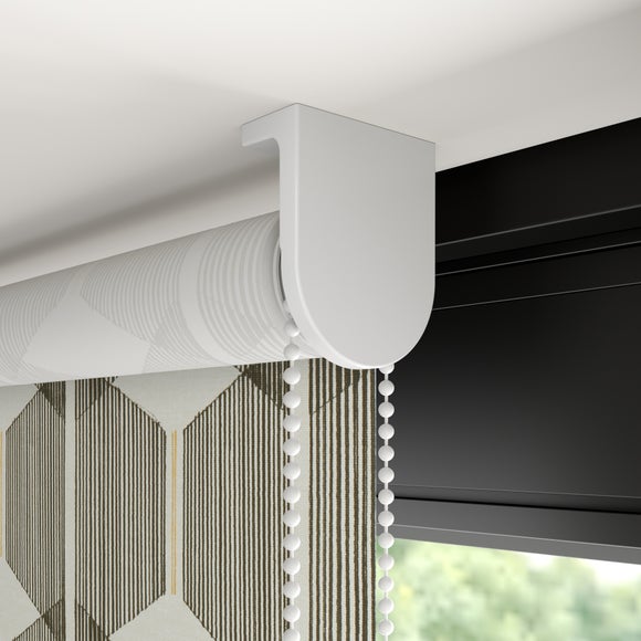 Zander Geometric Print Daylight Made to Measure Roller Blind Zander Geometric Print Raven