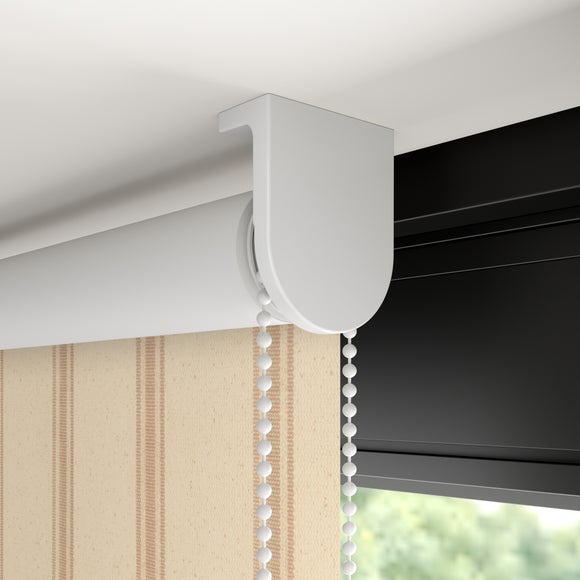 Folkstone Stripe Fire Retardant Daylight Made to Measure Roller Blind Folkstone Stripe Natural
