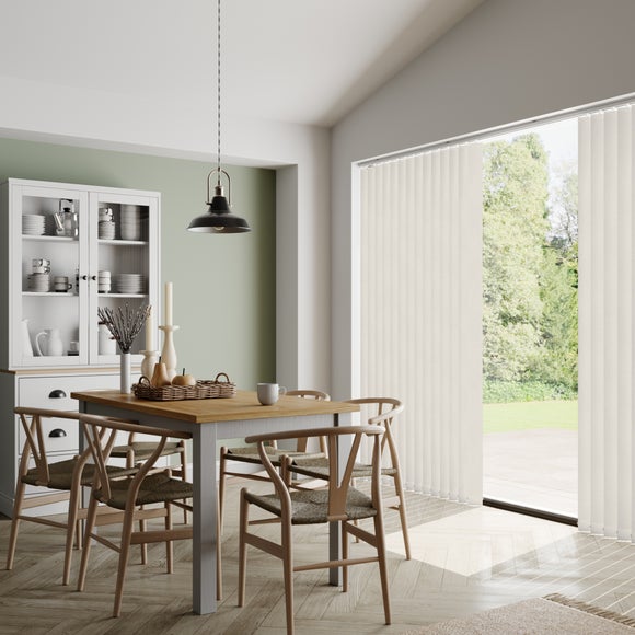 Oxford Blackout Made to Measure Vertical Blind Oxford Beige
