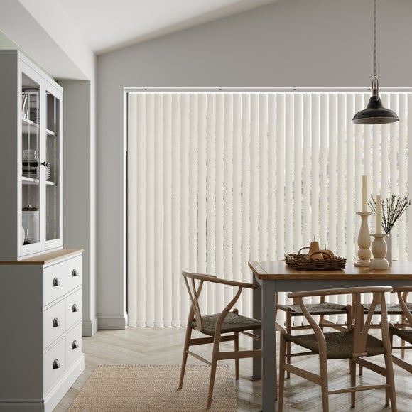 Oxford Blackout Made to Measure Vertical Blind Oxford Beige