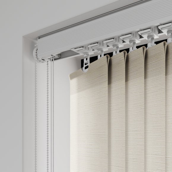 Oxford Blackout Made to Measure Vertical Blind Oxford Beige