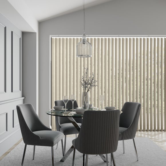 Plaza Made to Measure Vertical Blind Plaza Stone