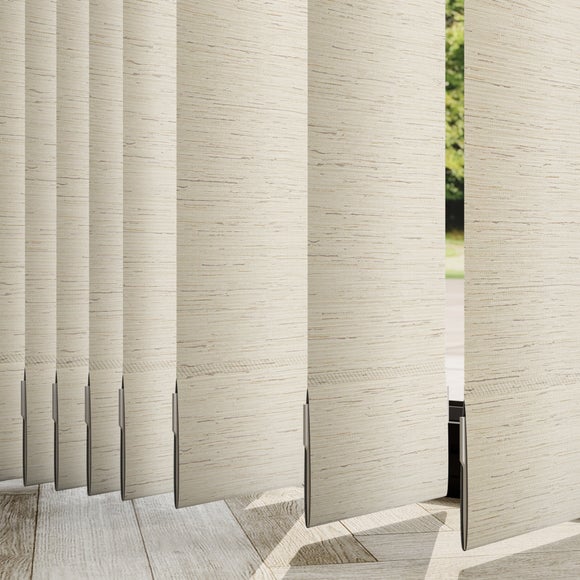 Plaza Made to Measure Vertical Blind Plaza Stone