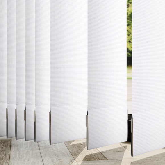Azure Made to Measure Vertical Blind Azure White